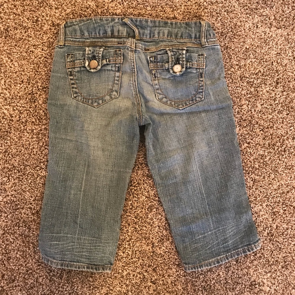 Denim shorts